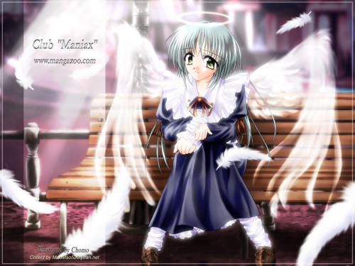 Ангелы аниме (35 обоев)