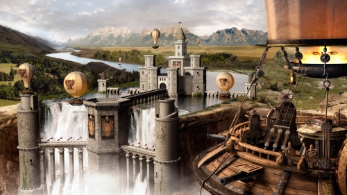 Fantasy Places 3D Wallpapers (40 обоев)