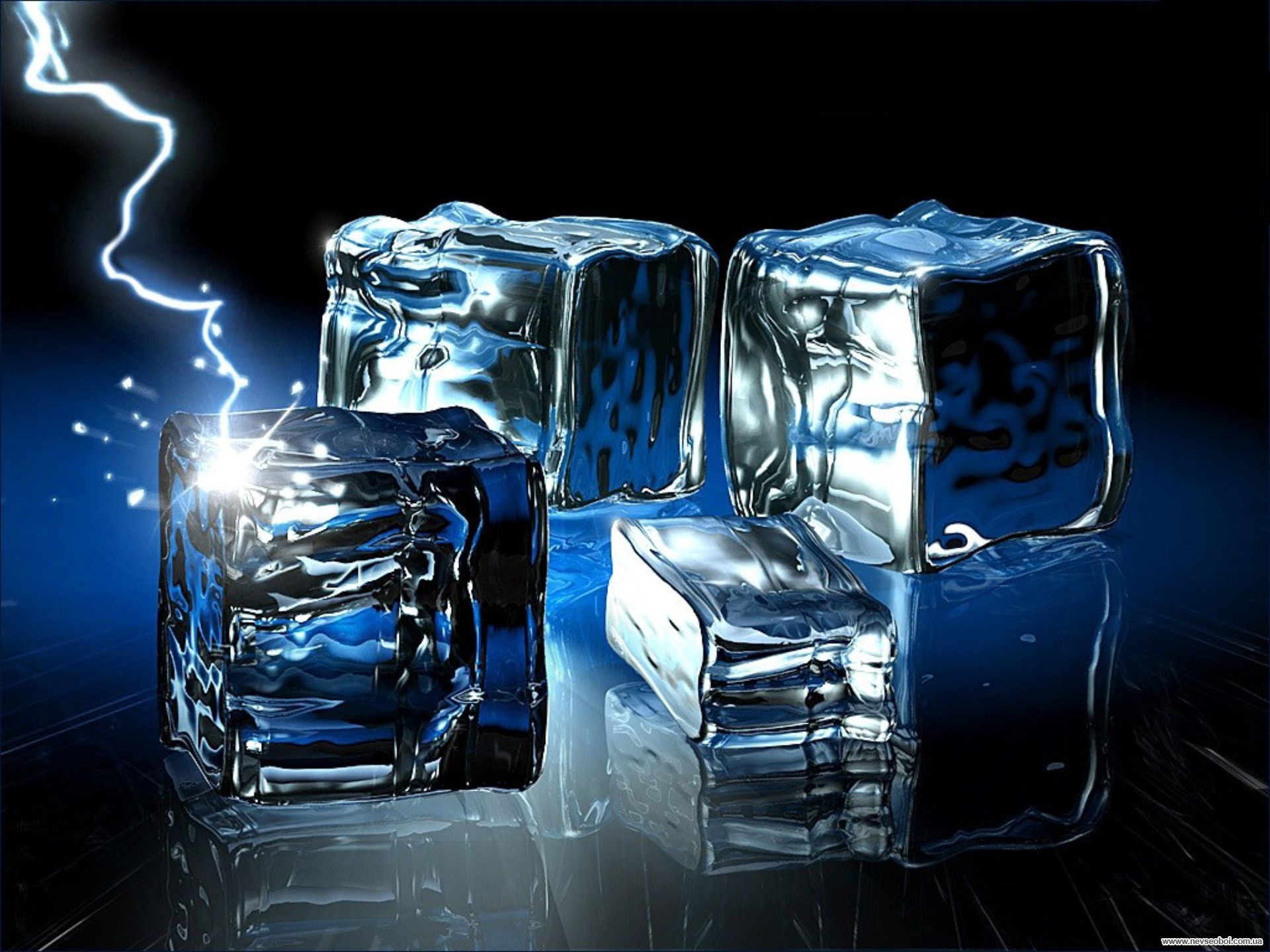 Звук 4 d. Красивые кубики льда. 3д заставки. Кубики льда голубые. Обои кубики льда.