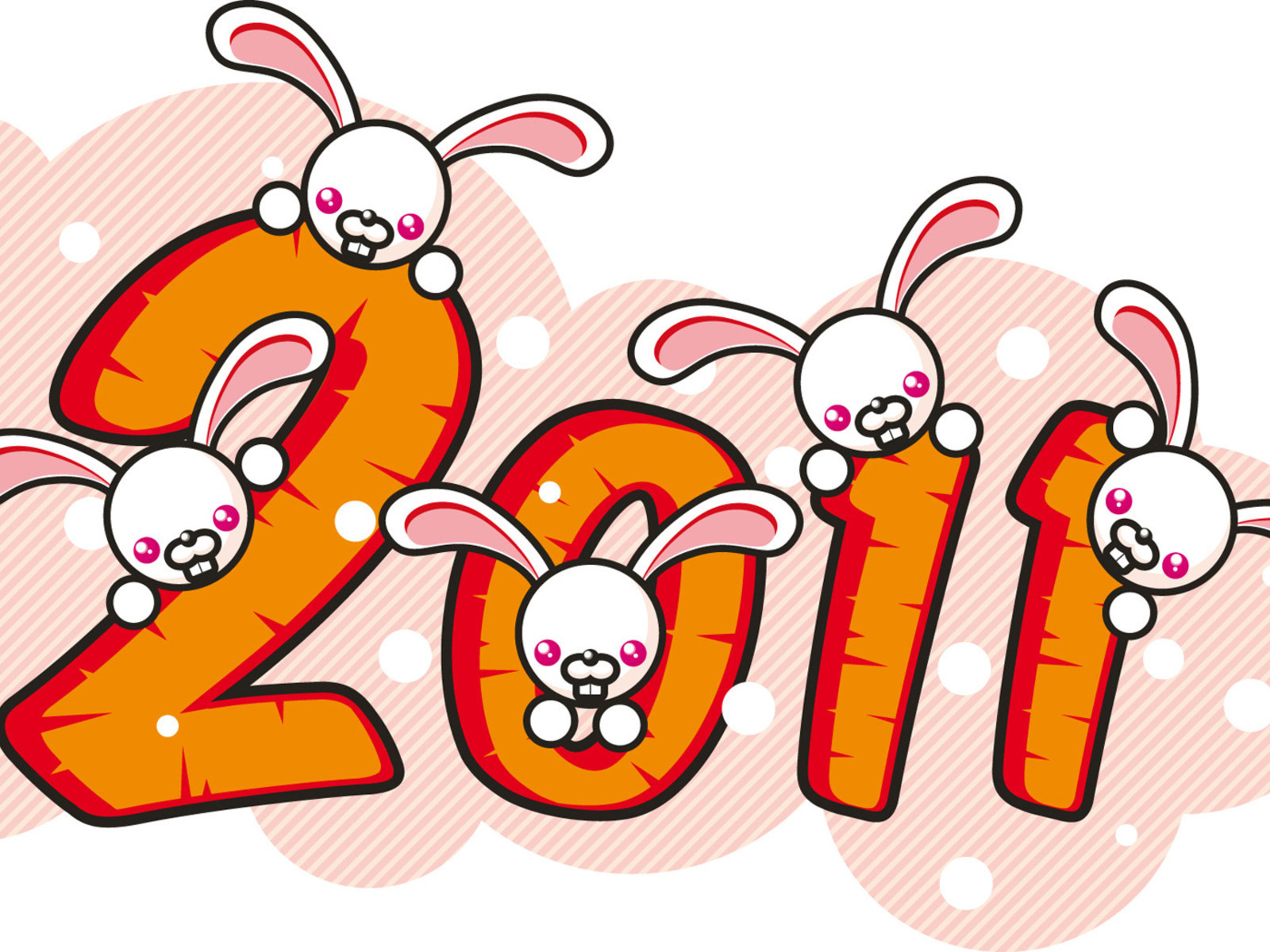 Новым годом год кролика. Год кролика. 2011 Год. Новый год 2011. 2011 Год кролика.