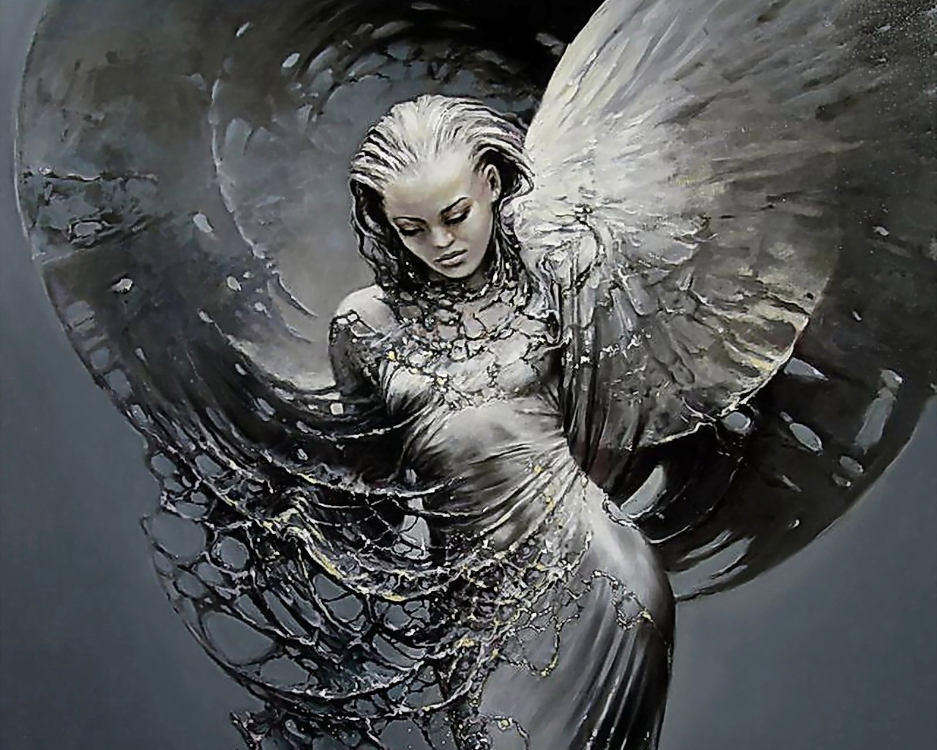 Кароль душа. Кароль бак картины. Художник Karol bak. Необычный арт. Фантастический образ.